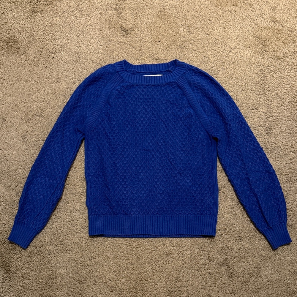 Blue Knit Sweater